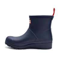 HUNTER Women's Play Short Rain Boots in valtameri blue - women's shoe - alternate view