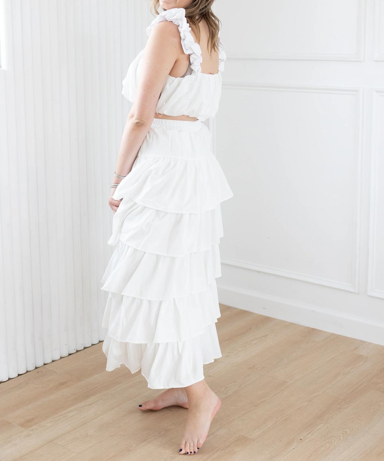 Entro - Crop Top & Skirt Set