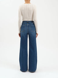 Daze - Far Out High Rise Wide Leg Denim Jeans