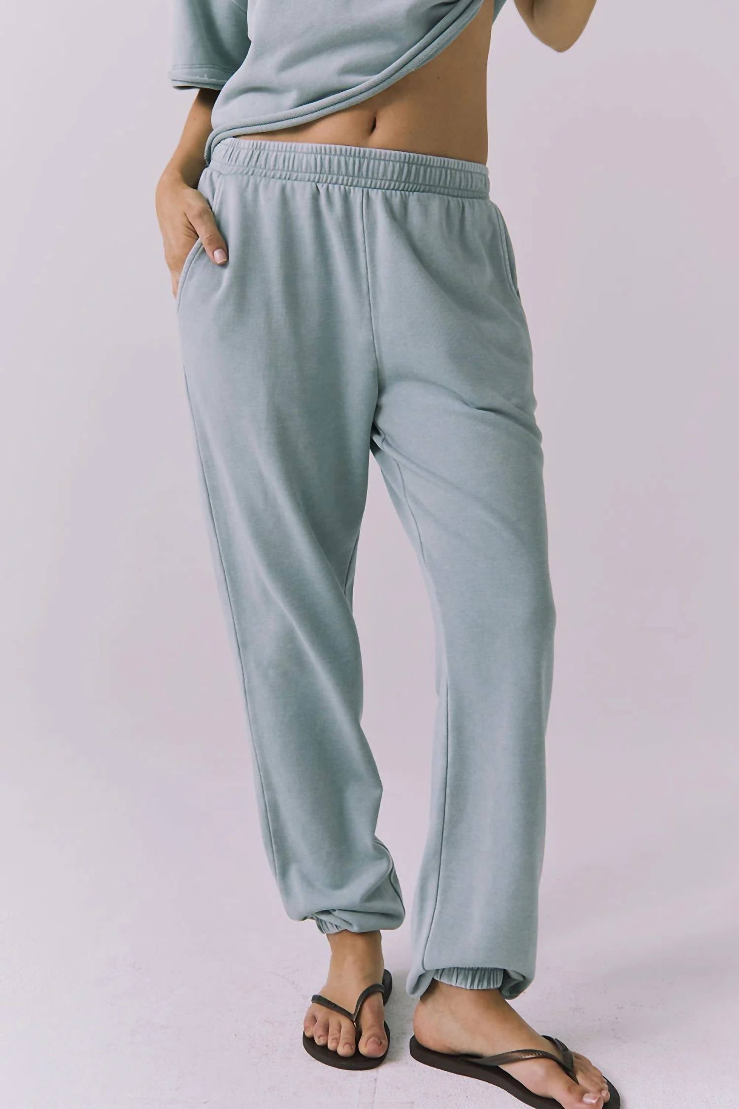 Chaser Mission Pull On Joggers in garden sage - women's pants