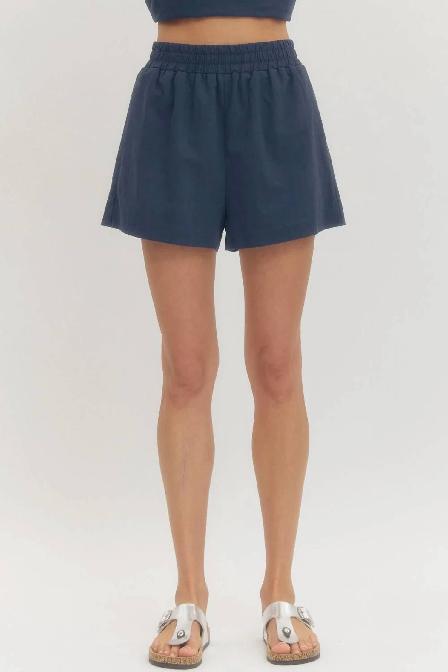Entro - High Waist Shorts