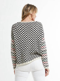 Zaket & Plover - Checked Sweater -plus