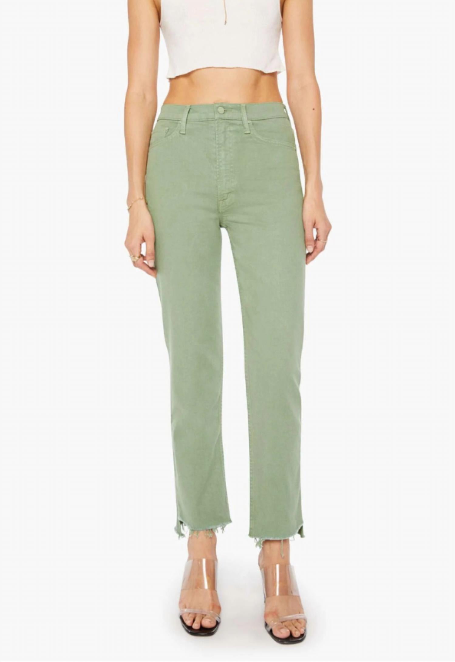 Mother - High Waist Rider Ankle step fray Jeans