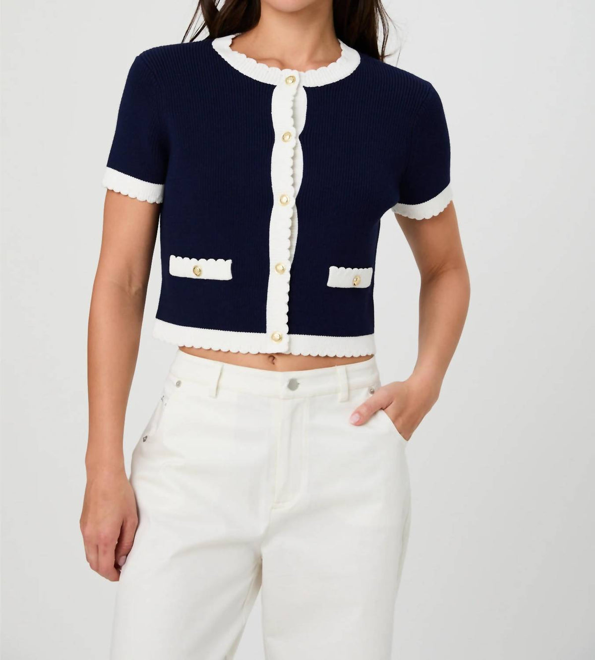 French Connection - Bennet Rib Knit Top