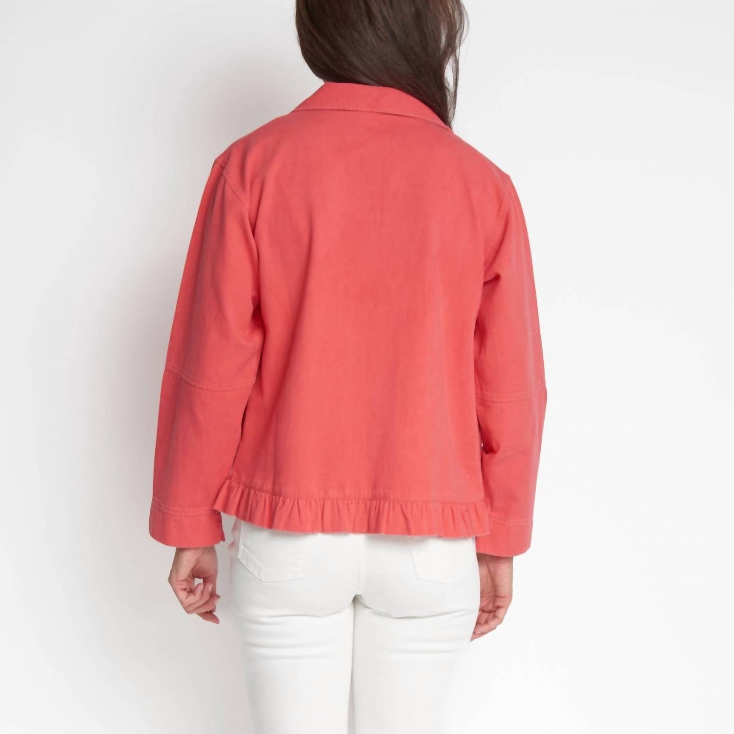 Elsie & Zoey - Billie Lightweight Button Up Jean Jacket