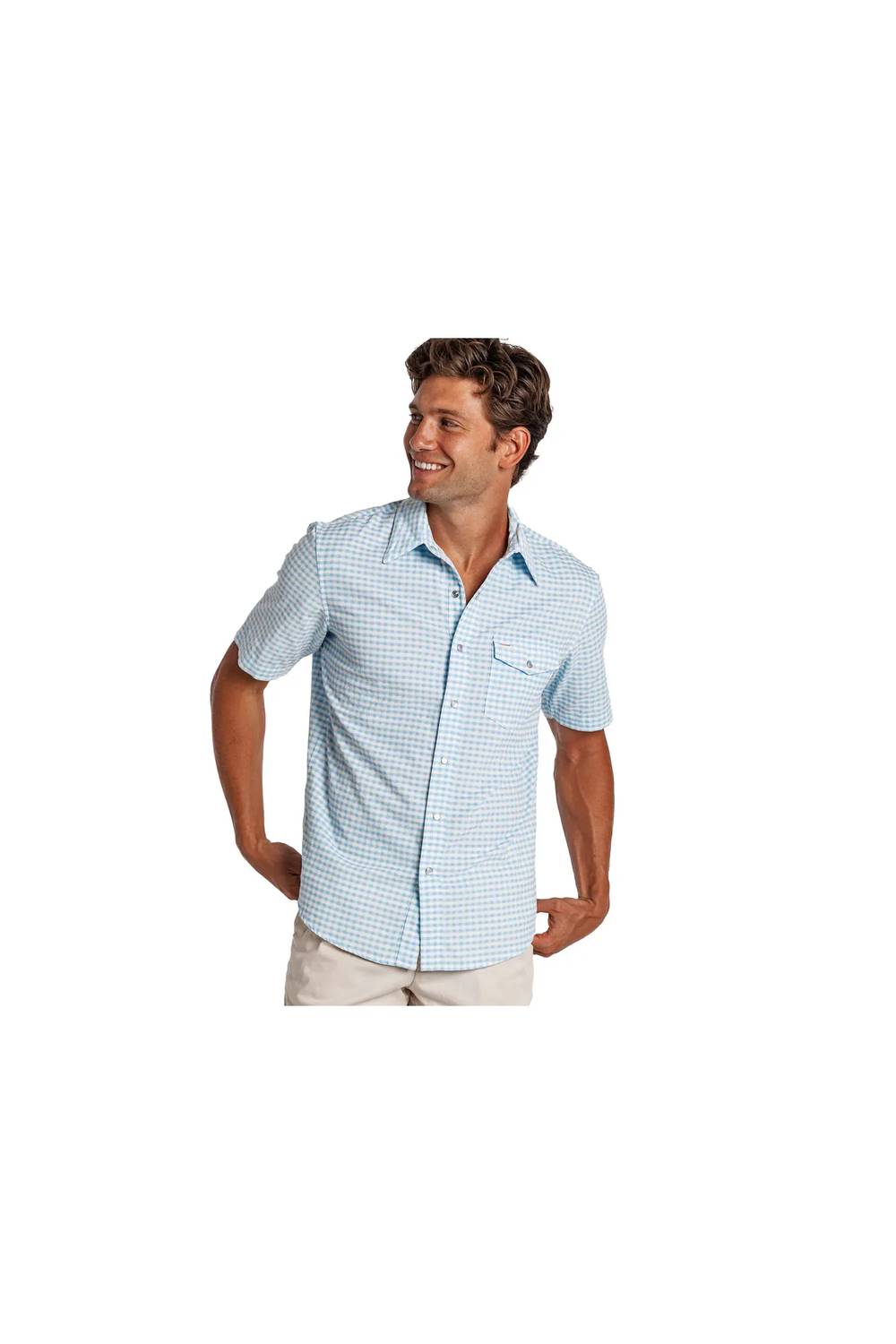 Criquet - Short Sleeve Corduroy Pearl Snap Shirt
