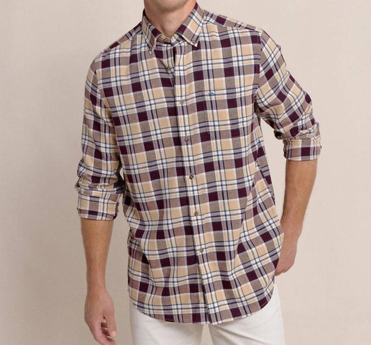 Southern Tide - Men's Sweetgrass Plaid Beach Flannel Sport Shirt