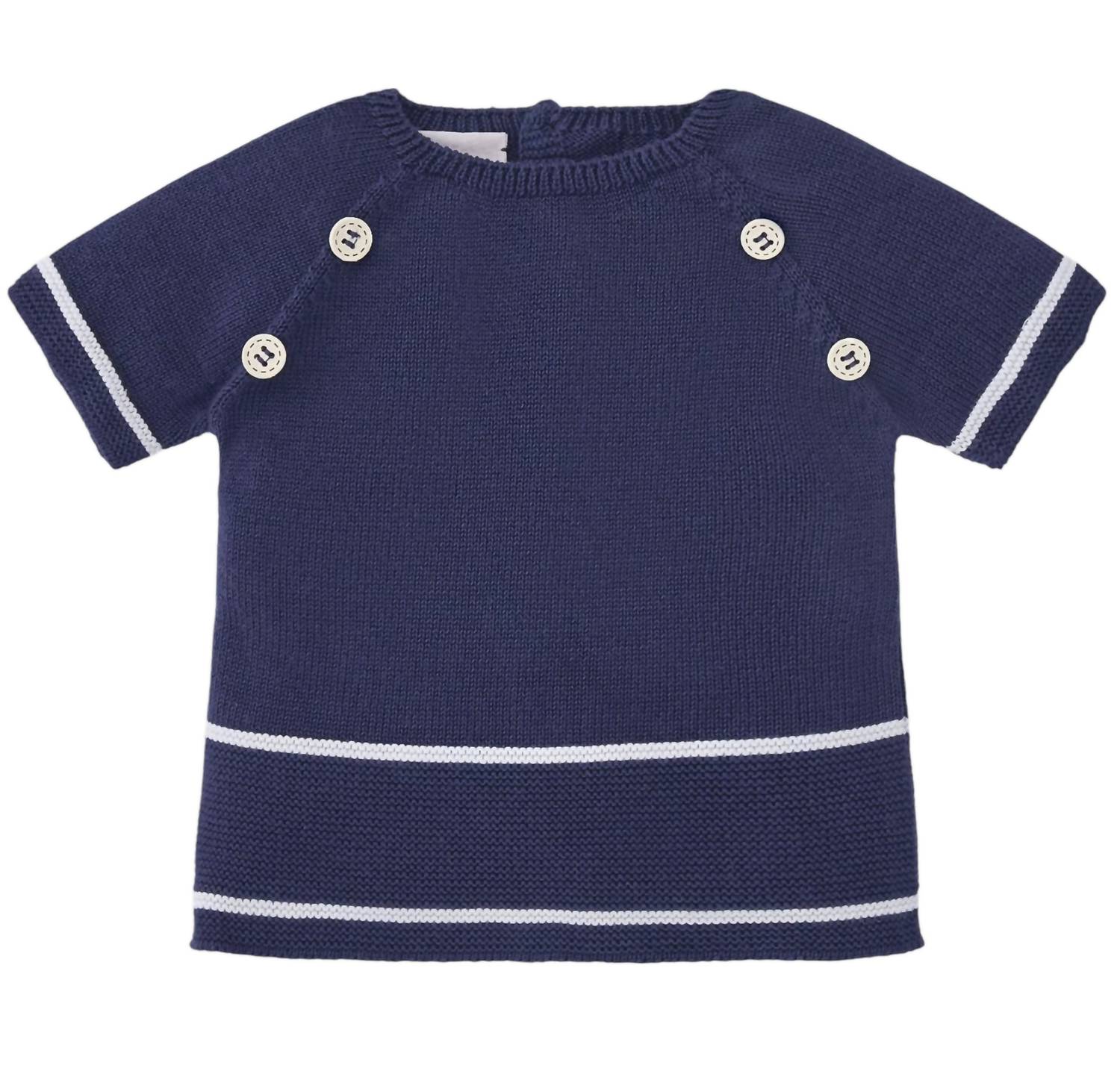 Paz Rodriguez - Baby Short Sleeve Knit Sweater