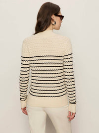 Sanctuary - Forever Striped Mock Neck Top