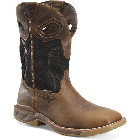 Double-H Boots - Men's Zenon Phantom Rider Composite Toe Waterproof Work Boot - Medium