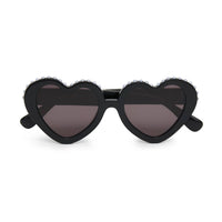 Lele Sadoughi - Women's Heart Non Polarized Pearl Sweetheart Sunglasses