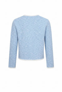 Rivir - Women's Round Neck Sweater Jacket