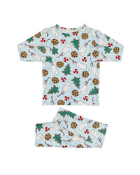 Sweet Bamboo - Kid's Santa's Cookies Bamboo Pajama Set
