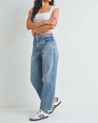 Just Black Denim - Barrel Seam Jean