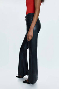 PISTOLA Kinsley Mid-rise Flare Jeans in slate black - women's jeans - view 5