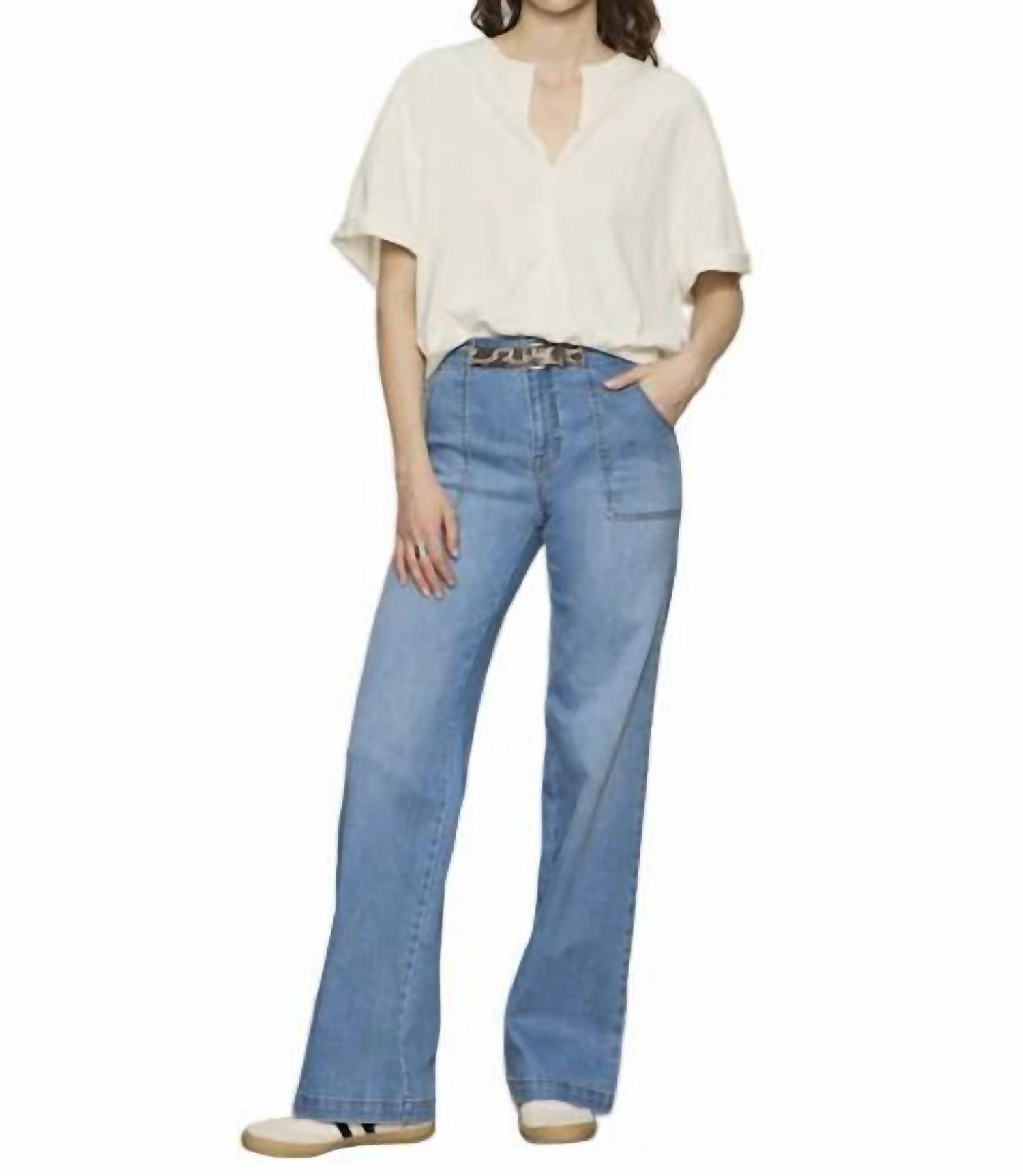Sanctuary - Sculpted Insider Wide Leg Jeans
