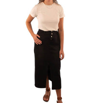 Mikarose - Ruby Maxi Denim Skirt