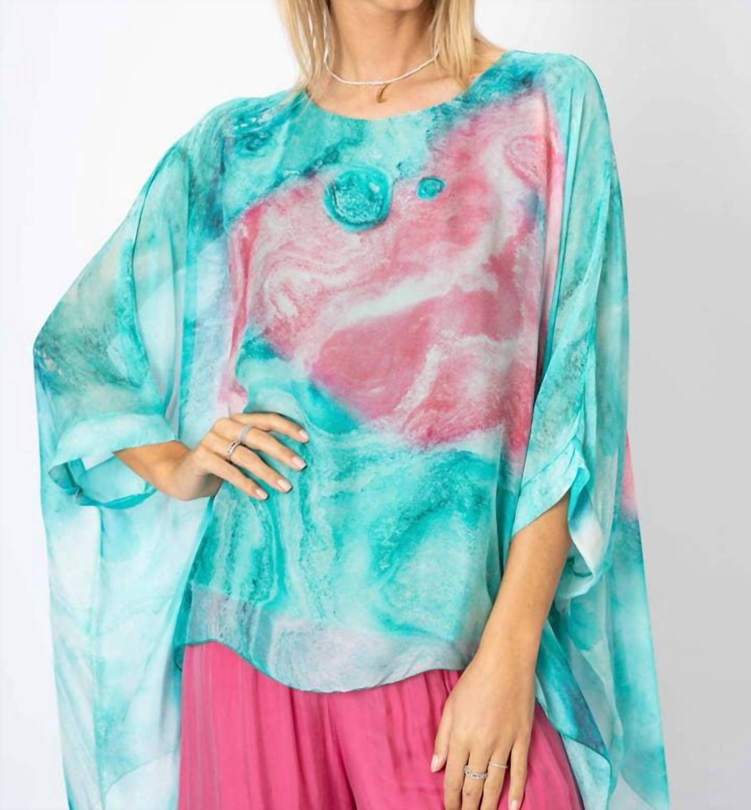 Look Mode Usa - Printed Silk Blouse