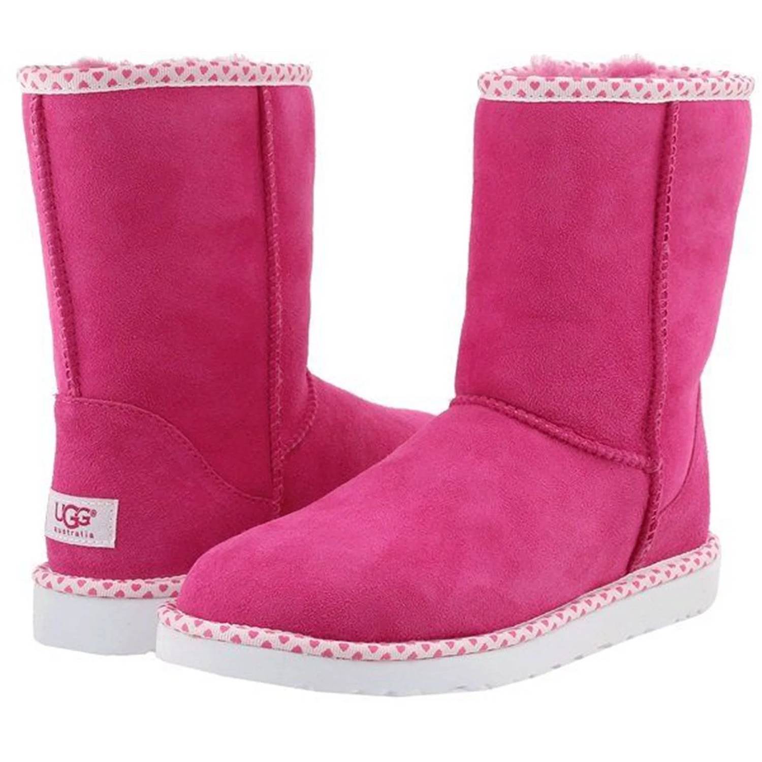 Ugg - Kid's Classic Short Hearts Boot