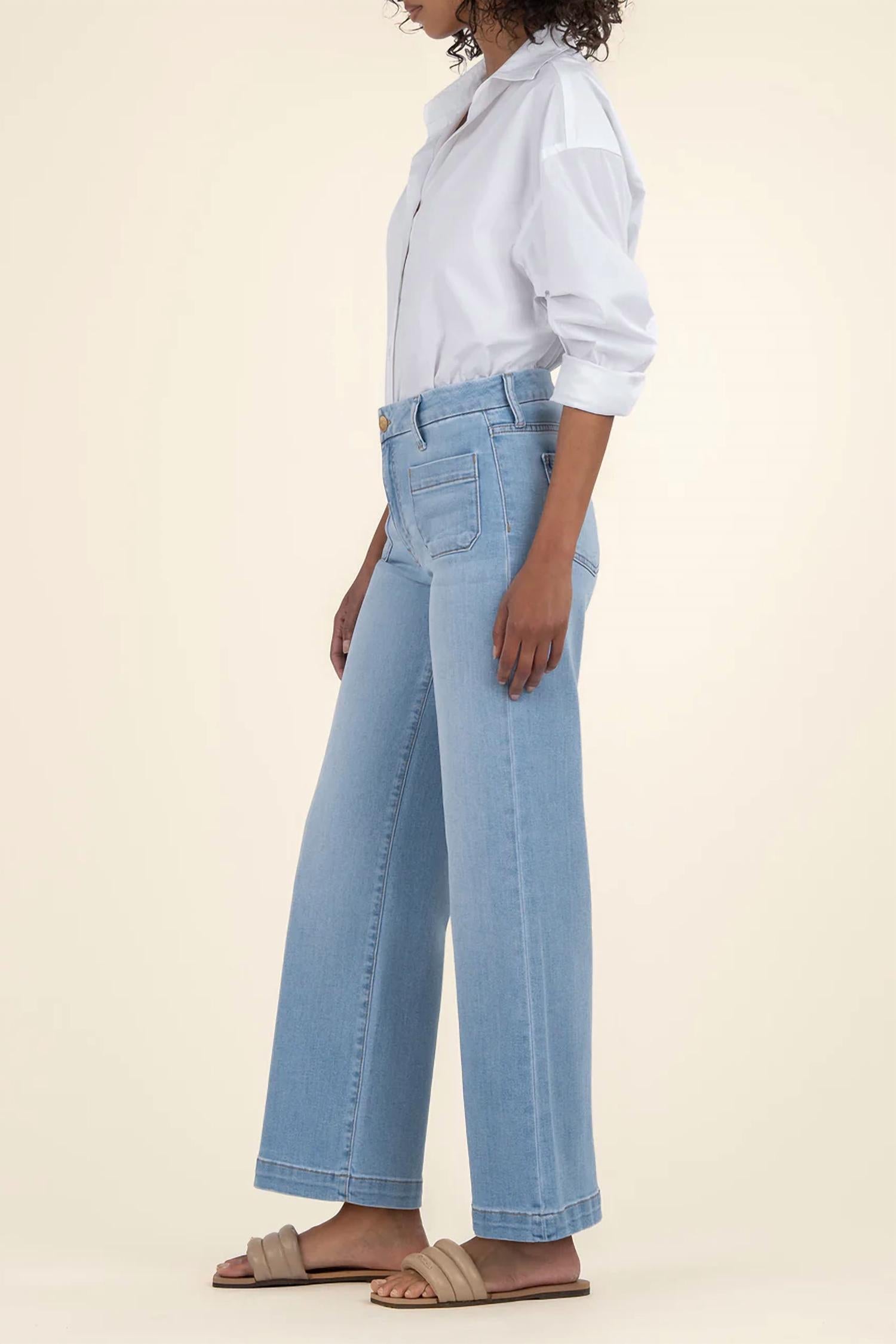 Kut From The Kloth - Meg Wide Leg Denim Pants