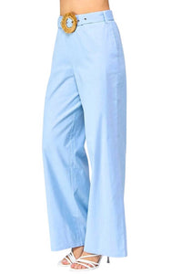Milk & Honey - Topaz Belted Straight Cut Pants