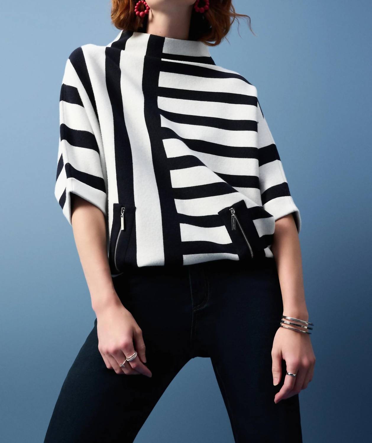 Joseph Ribkoff - Sweater Knit Pullover Top