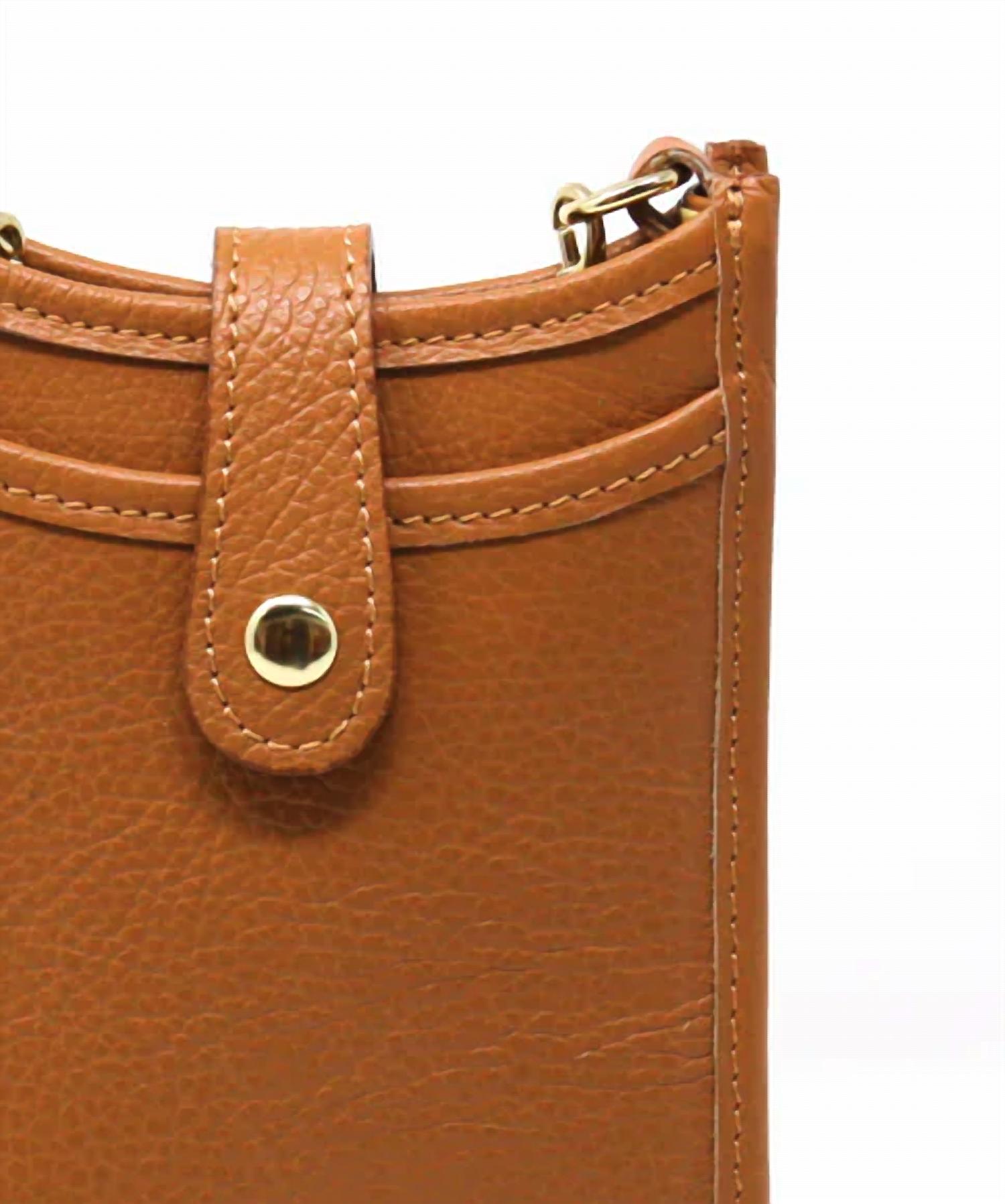 German Fuentes - Women's Crossbody Leather Handbag