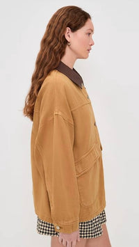 Free People - Lemon Canvas Jacket