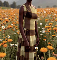 Carmen Says - Long Asymmetrical Dress