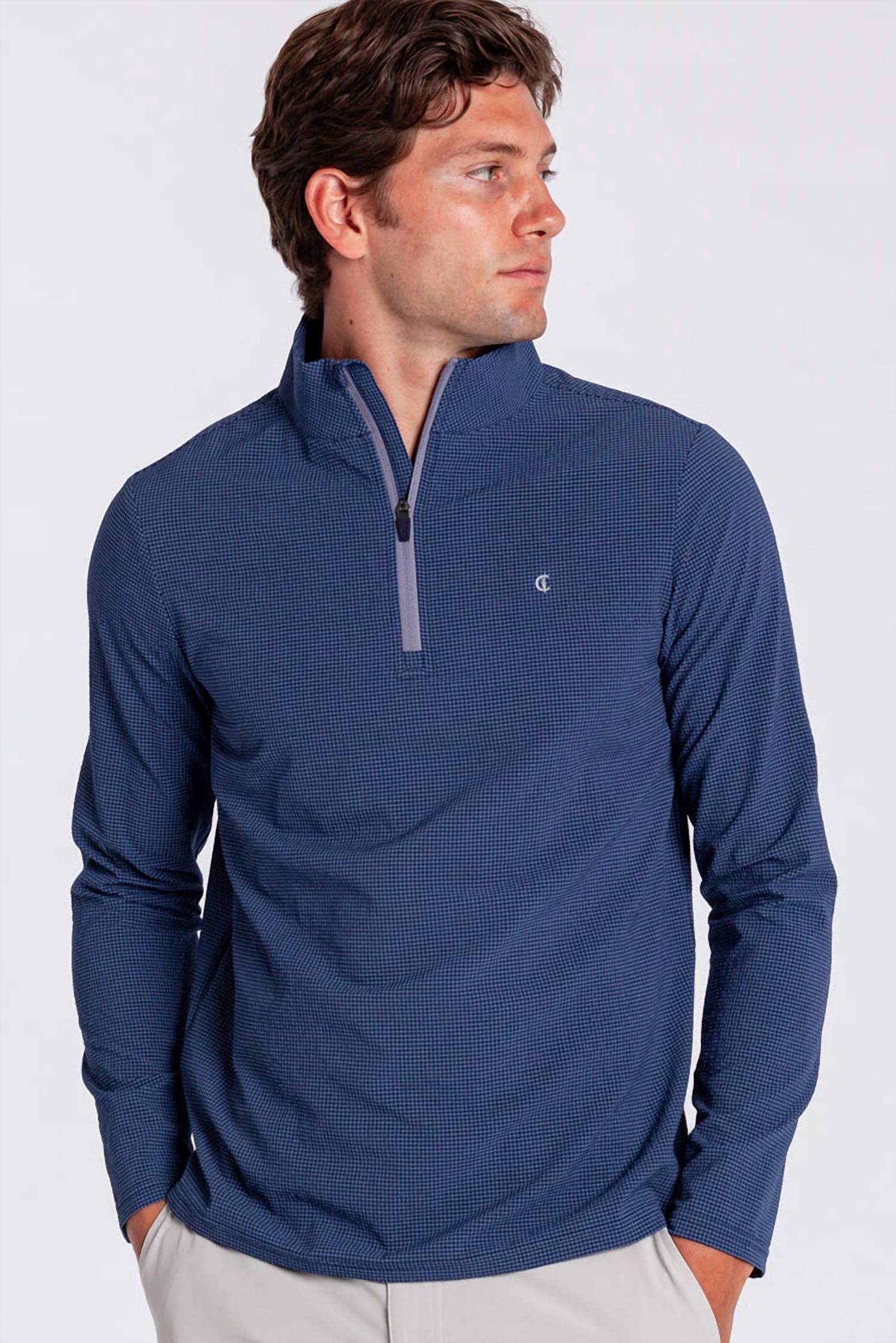 Criquet - Seersucker Performance Pullover