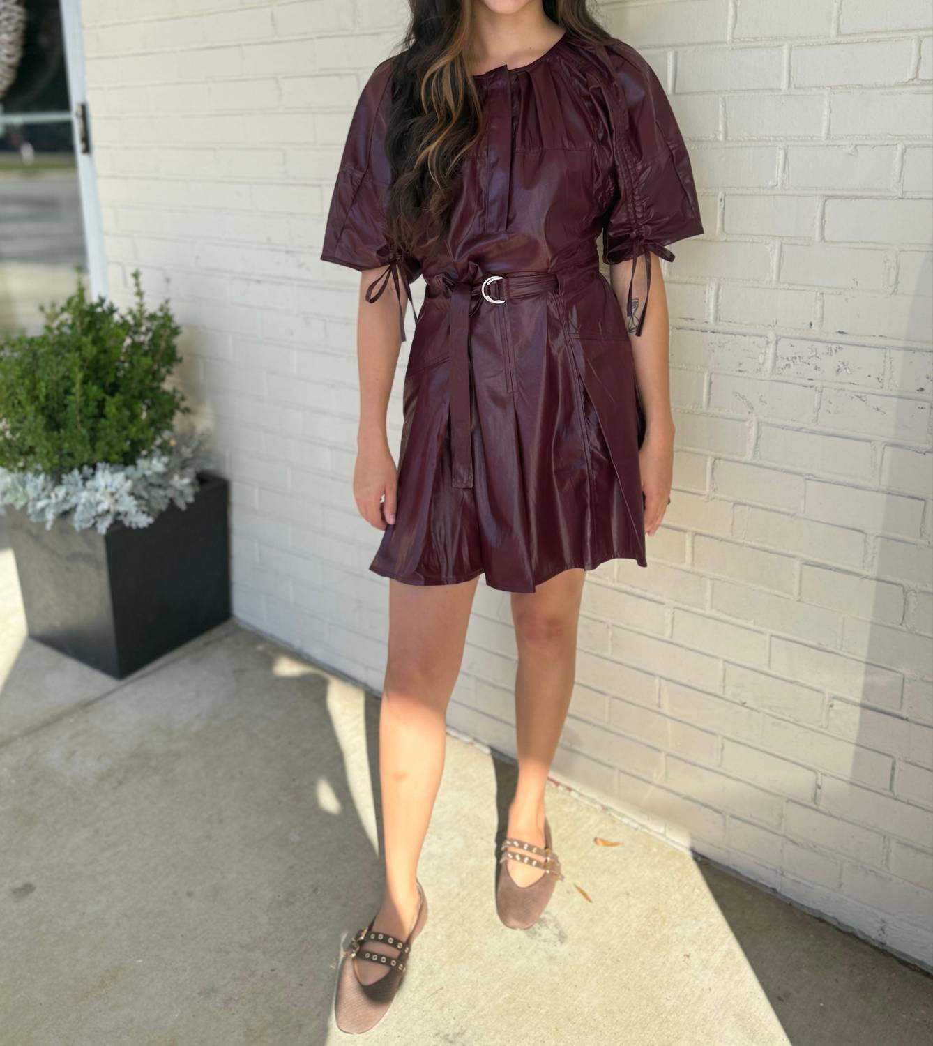 Strut & Bolt - Courtney Faux Leather Dress