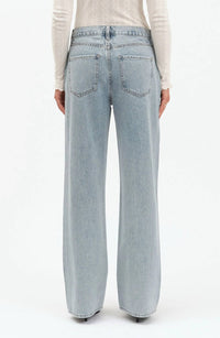 Daze - 1999 Crystal Bow High Waist Straight Leg Jeans