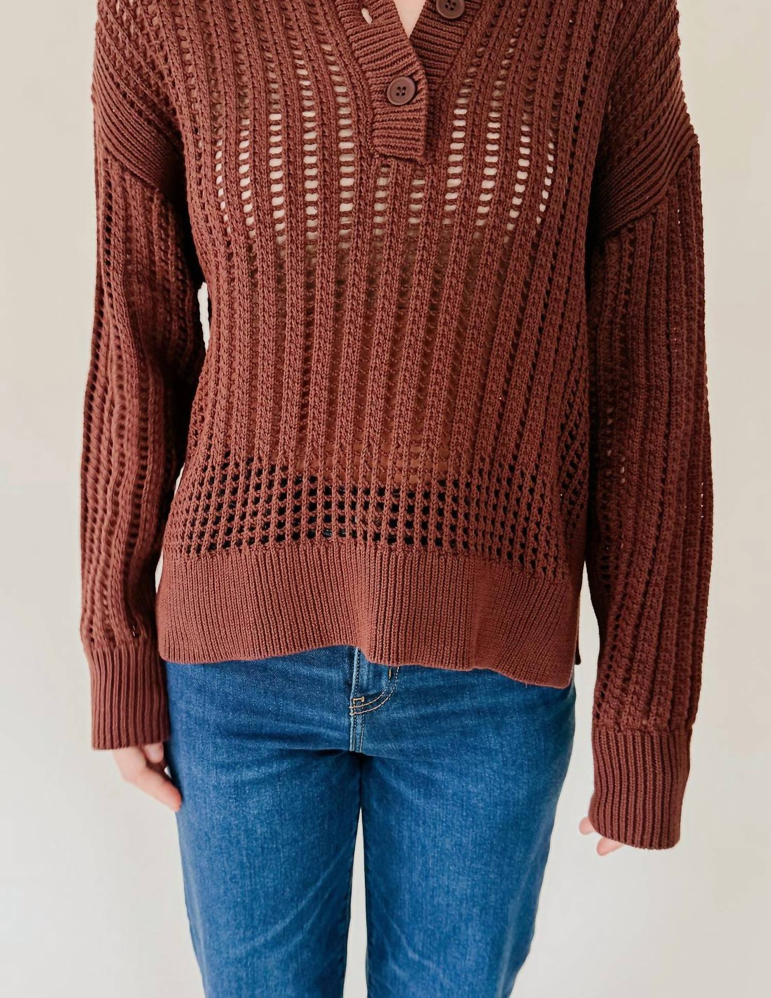 Z Supply - Looking Glass Crochet Polo