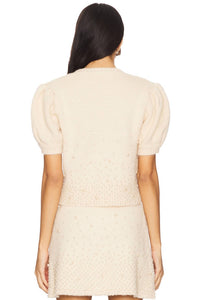 Astr - Joly Pearl Embellished Cardigan