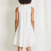 APIECE APART Almada Shirt Dress in cream - women's dress - detail view