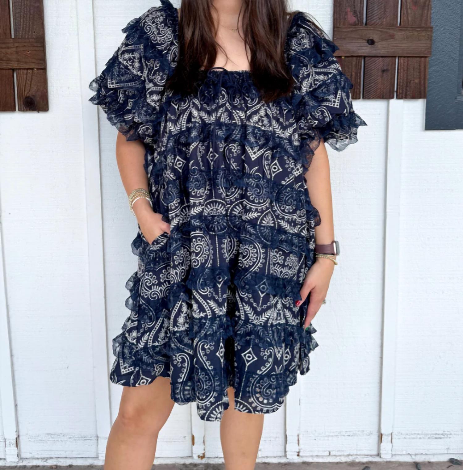 Sophie The Label - Marnie Lace-trimmed Boho Dress