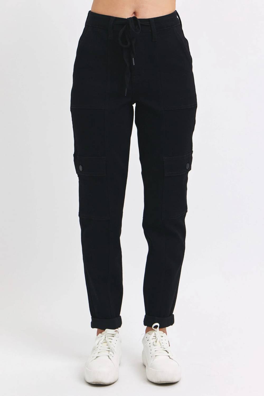 Judy Blue - Cargo Cuffed Jogger Pants