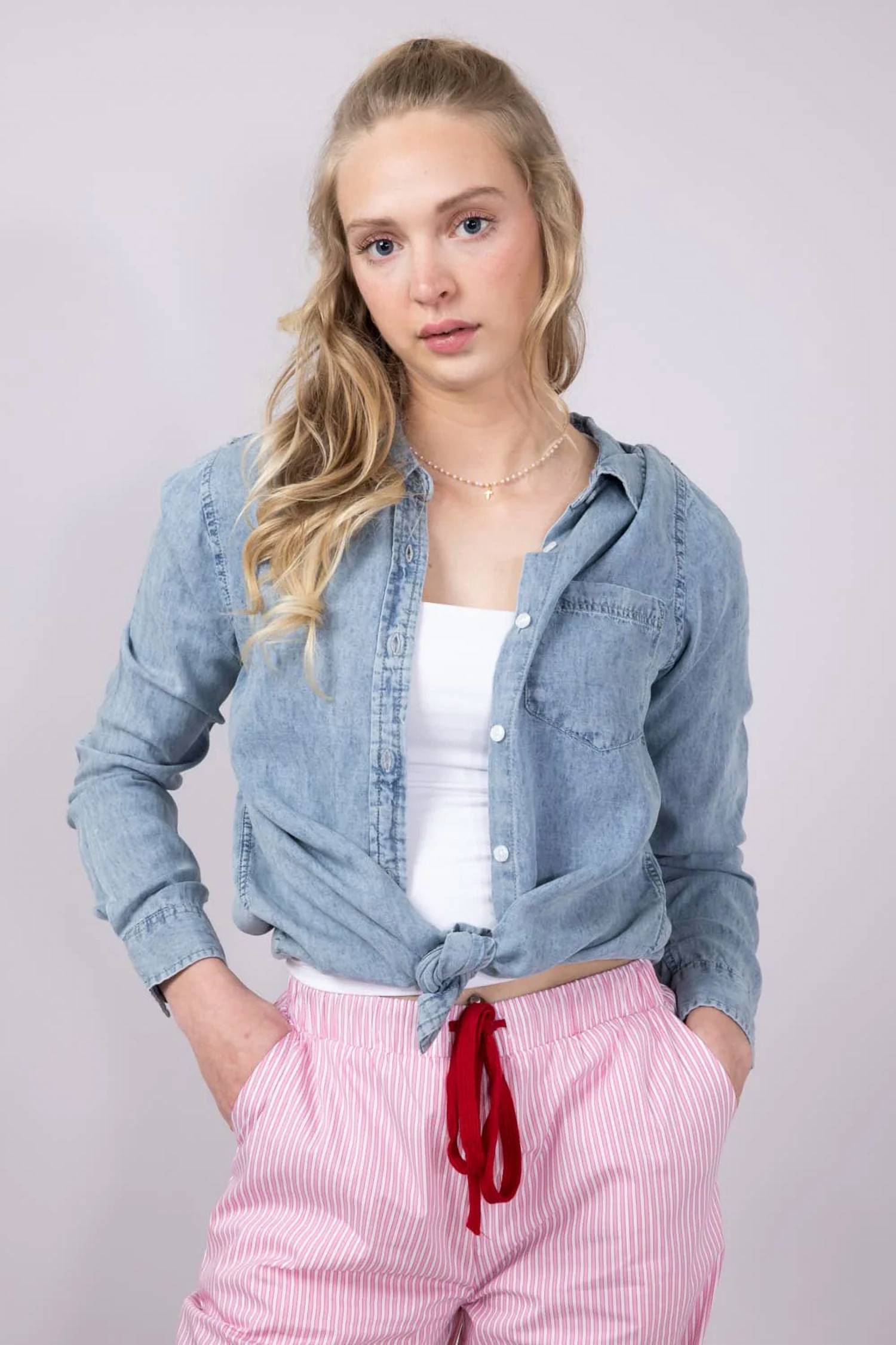 Thread & Supply - Button Down Denim Shirt