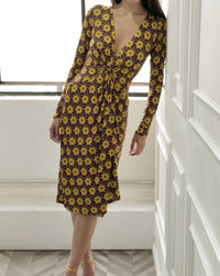 Le Superbe - Long Sleeve Midi Dress