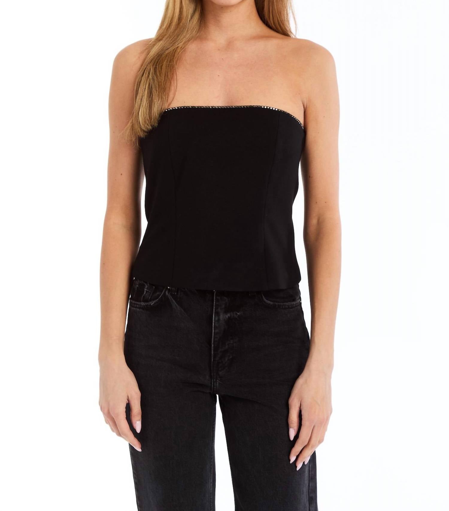DREW Jeri Top in black - women's shirt