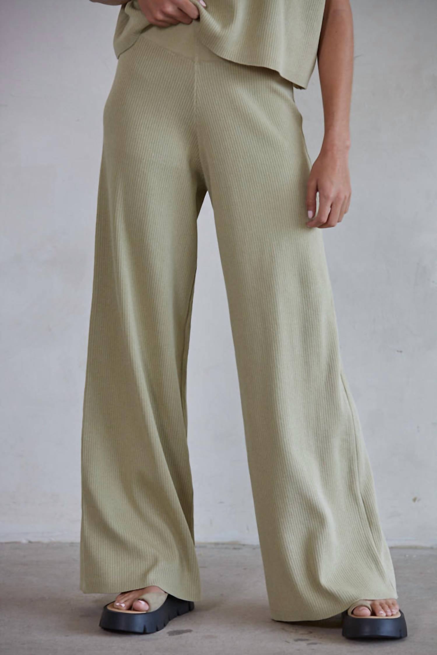 By Together - Leonie High Waisted Wide Leg Pants