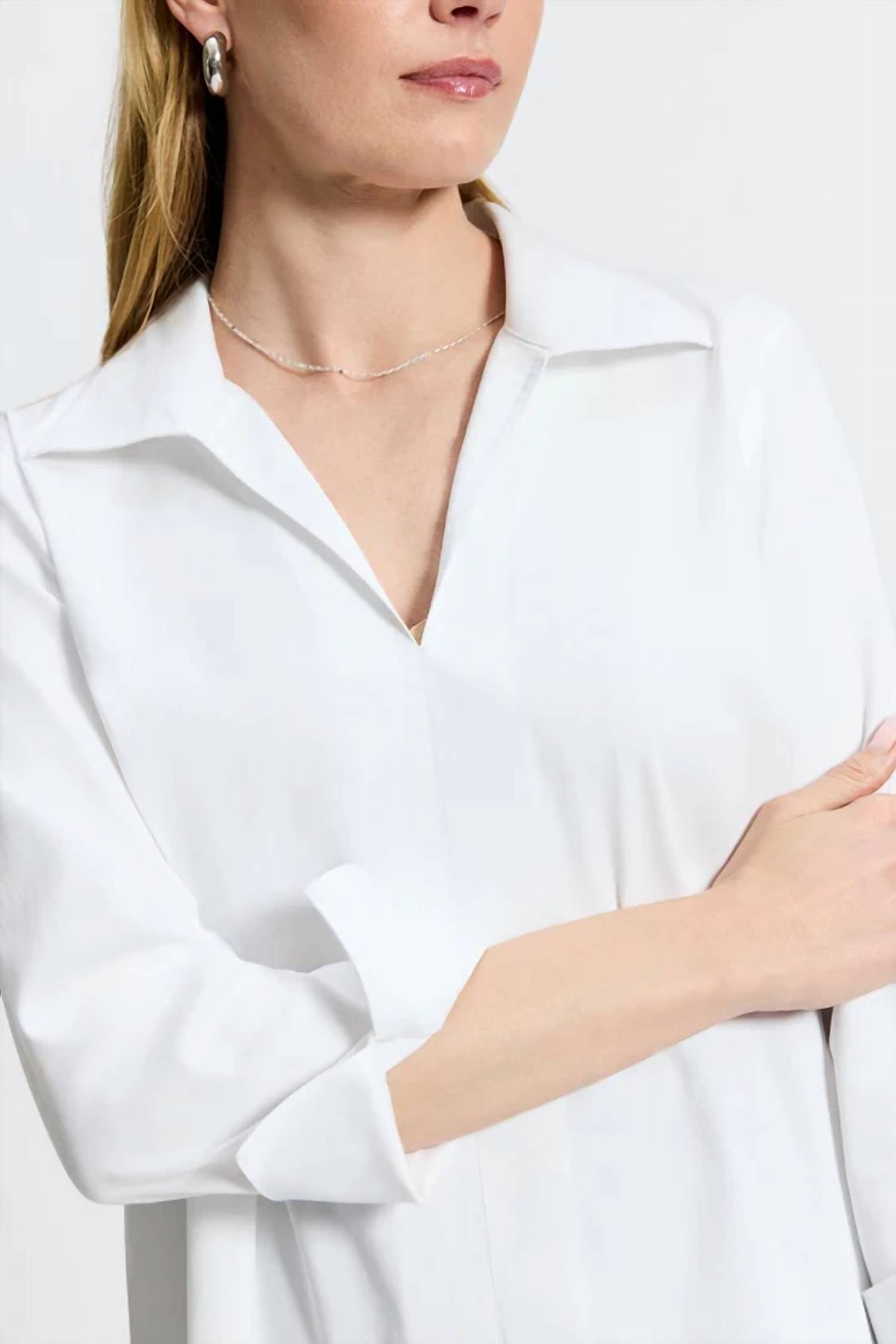 Foxcroft - AGNES Long Sleeve Top