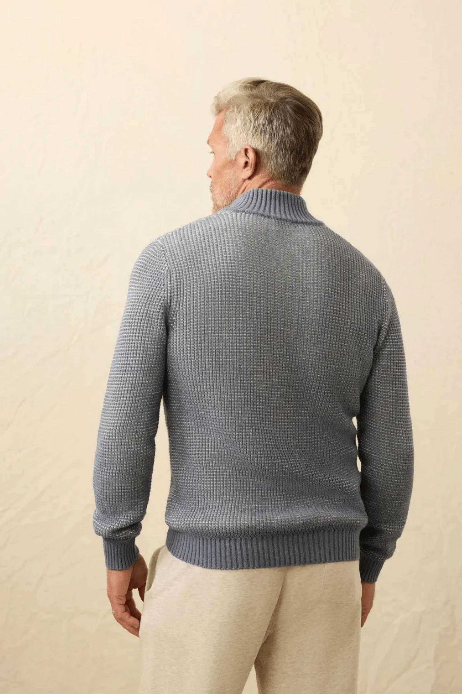 Faherty - Quarter Button Sweater