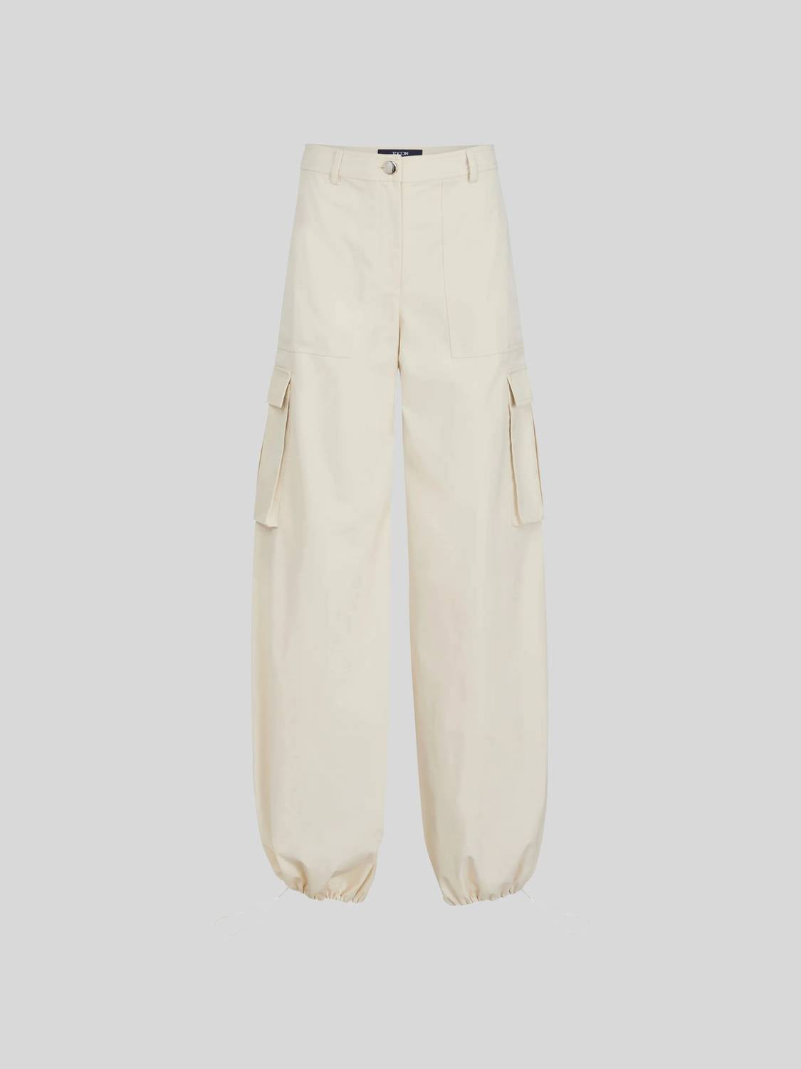 Toccin - James Wide Leg Drawstring Cargo Pant