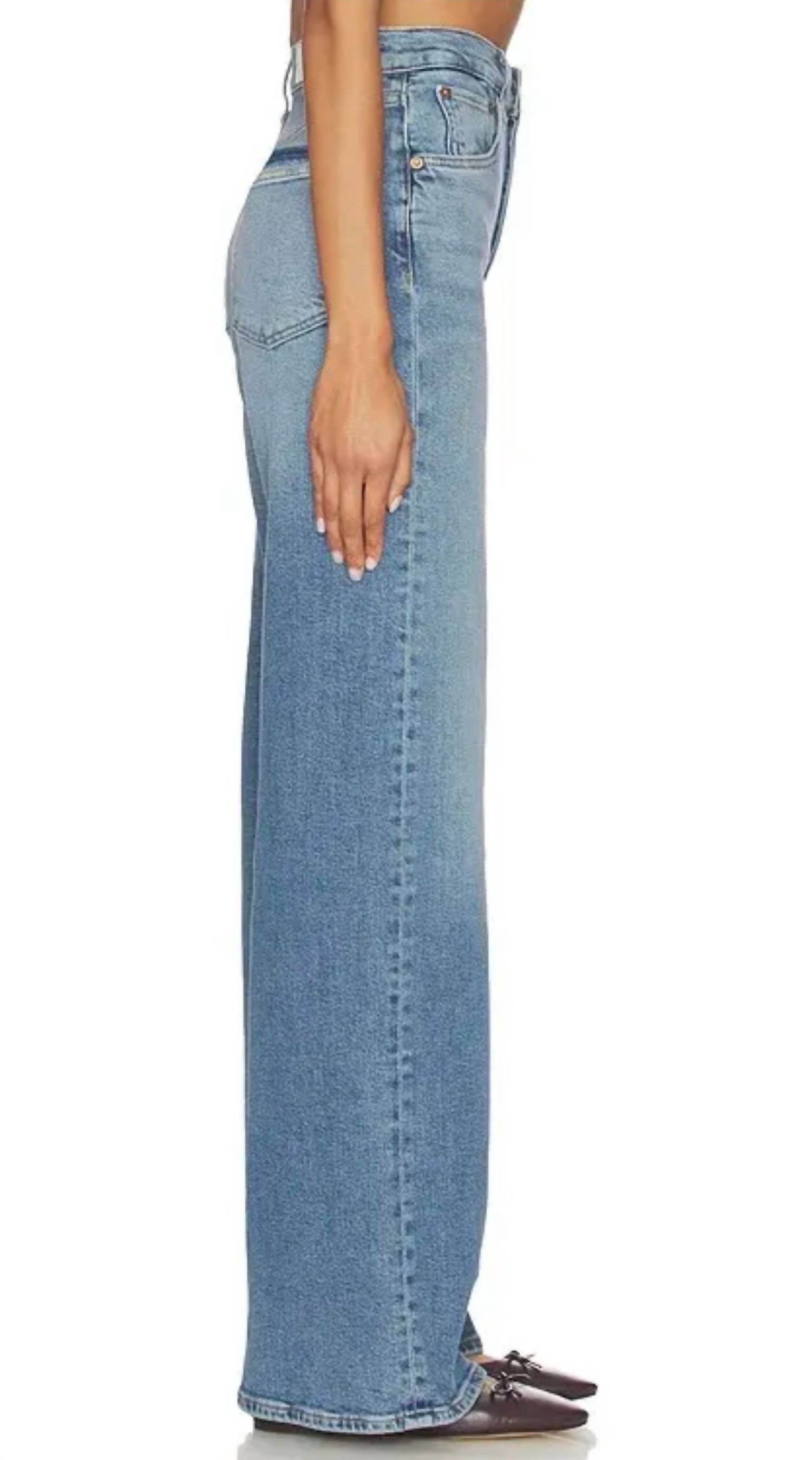 Re/Done - High Rise Wide Leg Jeans