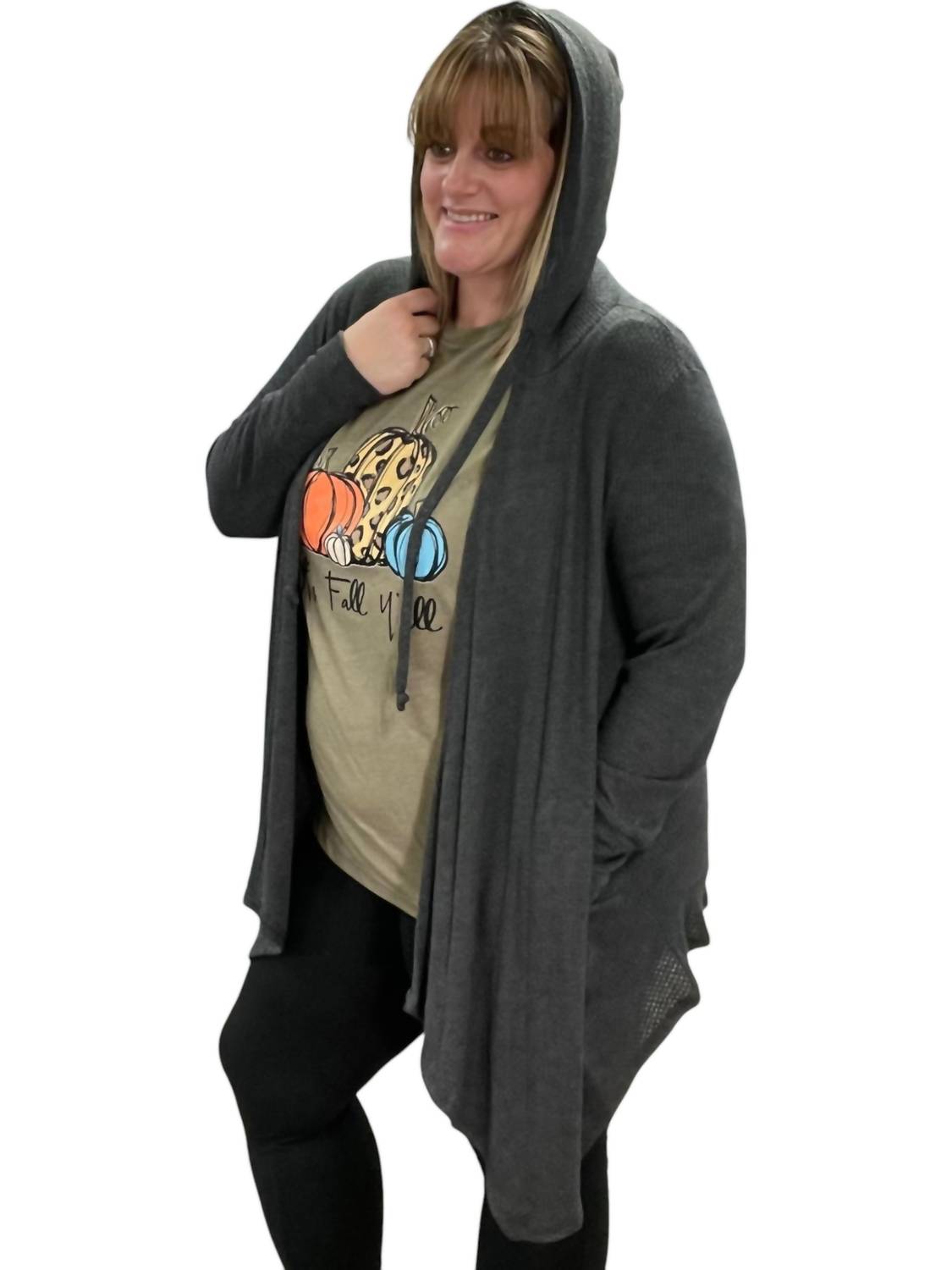 Honeyme - Hooded Cardigan