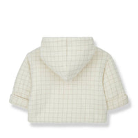 One More In the Family Baby's Artur Padded Jacket in the family baby s artur padded jacket in ecru - item - detail view