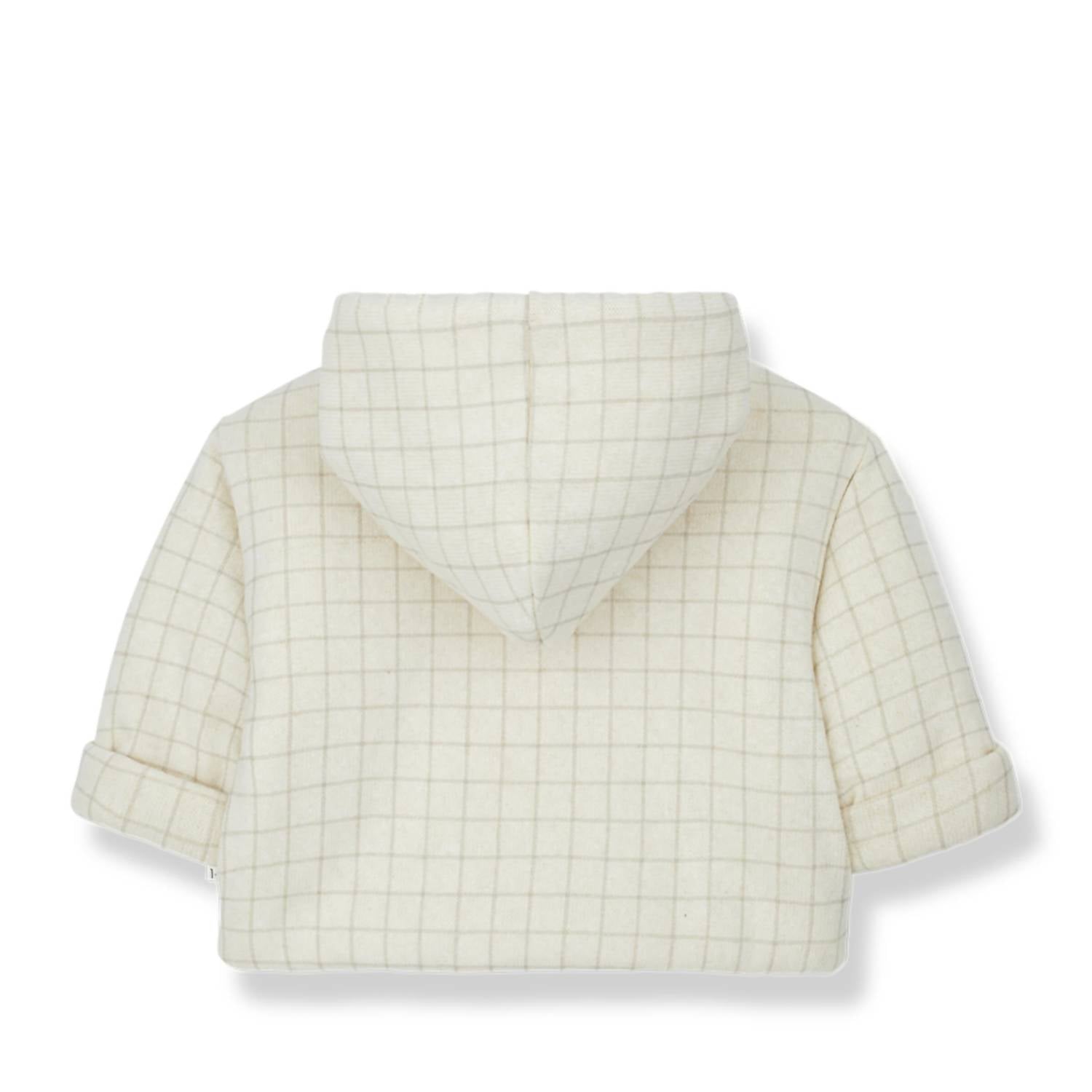 One More In the Family Baby's Artur Padded Jacket in the family baby s artur padded jacket in ecru - item - detail view