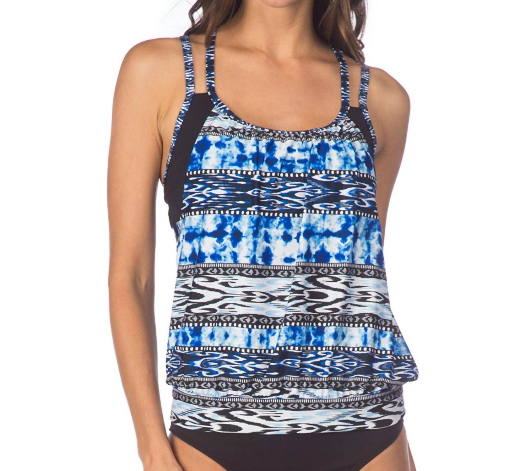 Kenneth Cole - Go Girl Layered Tankini Top