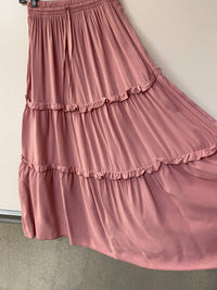 Zenana - Tiered Maxi Skirt